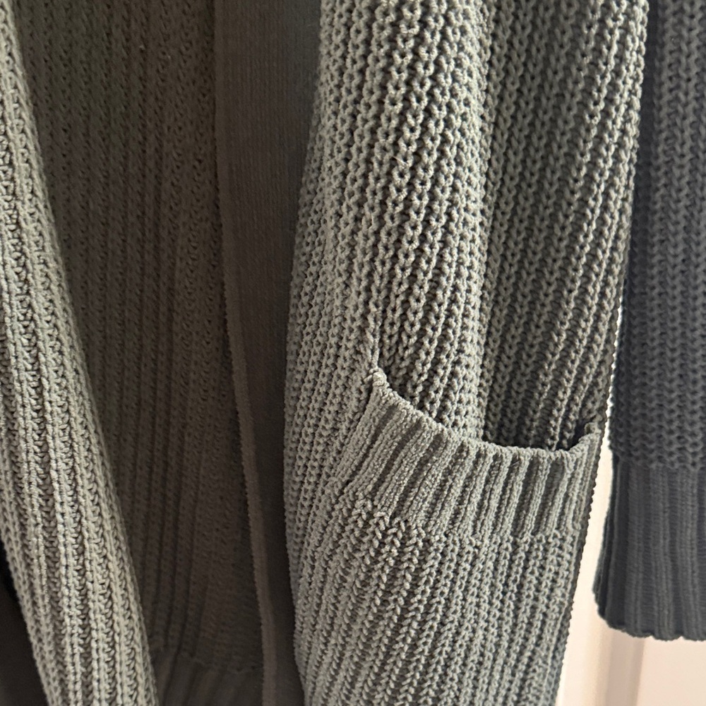 Aerie  Gray-green Knit cardigan - Picture 5 of 5